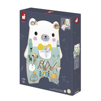 Tablica manipulacyjna dla dzieci XL 20 aktywności Miś Pure Janod