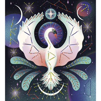 Malowanie kropkami Puentylizm 3D Kosmiczne zwierzęta Janod