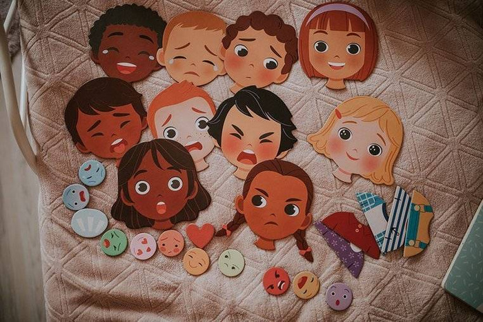 Magnetyczna układanka Emocje, Janod