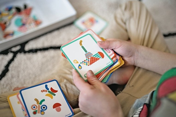 Magnetyczna układanka Kształty Magnetibook kolekcja 2018, Janod