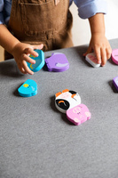 Magnetyczne puzzle dla dzieci kolorowe zwierzęta Goula