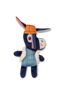 Materiałowa edukacyjna książeczka z mini przytulanką Osiołek Ignace Lilliputiens