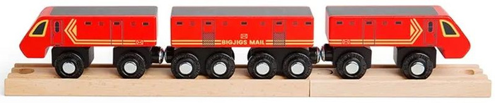 Drewniany pociąg pocztowy Bigjigs Rail