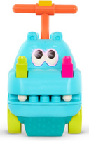 Komplet interaktywny jeździk-hipopotam dla dzieci z klockami Locbloc Hippo B.Toys