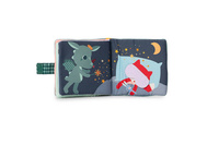 Materiałowa edukacyjna książeczka z mini gryzakiem Smok Joe LILLIPUTIENS