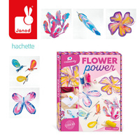 Zestaw kreatywny dla dzieci Malowanie łańcuszkiem Kwiaty I love creativity Janod 