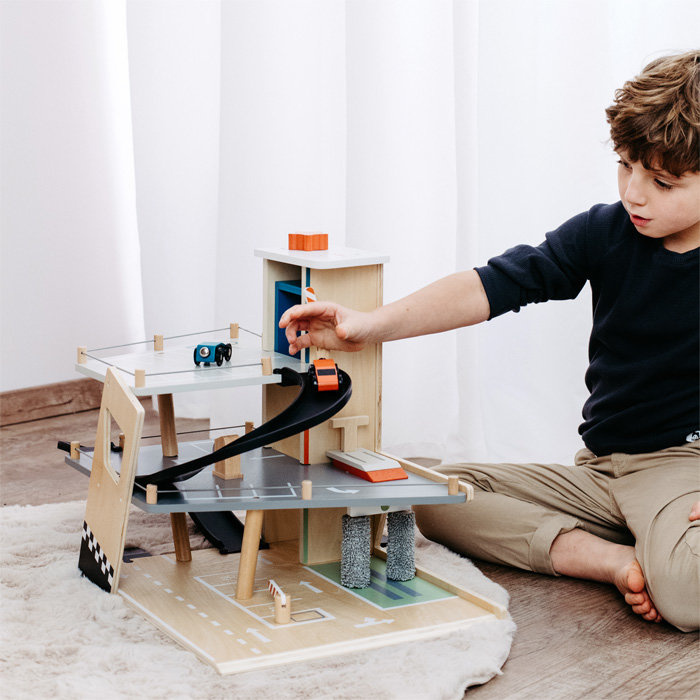 Parking samochodowy wielopiętrowy dla autek Small Foot