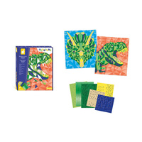 Zestaw kreatywny Mozaika Dinozaury Misterix 7+ Janod