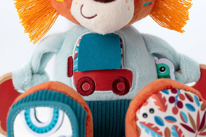 Przytulanka aktywizująca wielofunkcyjna Lew Jack Lilliputiens