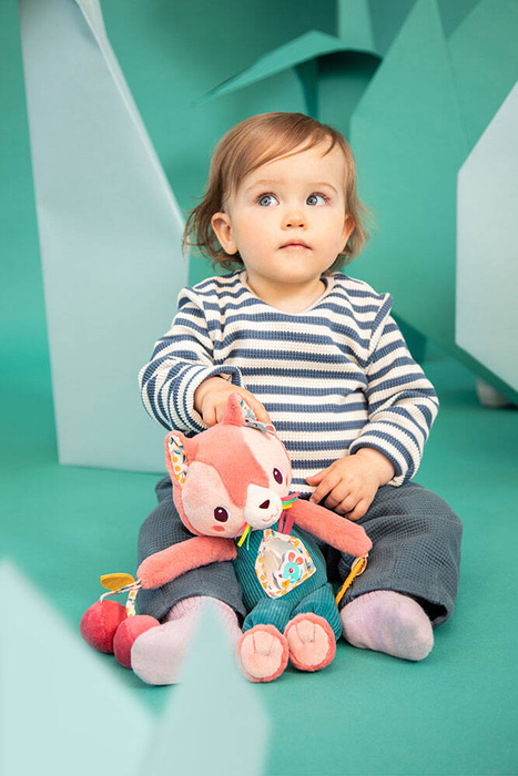 Przytulanka aktywizująca wielofunkcyjna Kotka Jeanne Lilliputiens