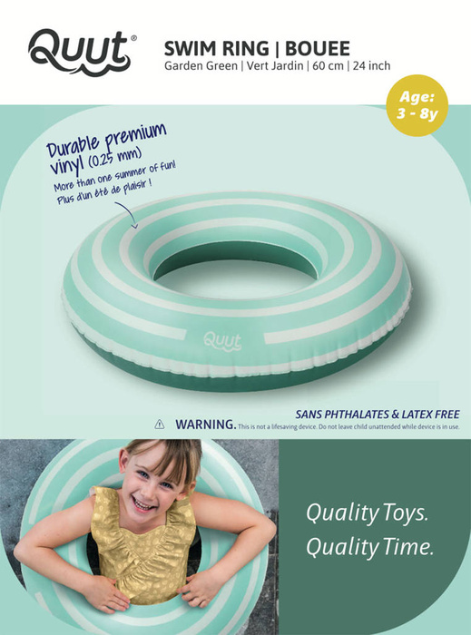 Kółko do pływania średnie 60 cm Garden Green Quut