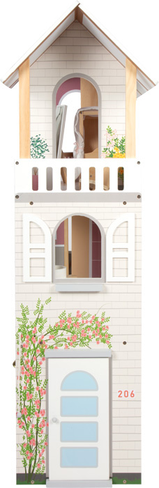 Duży domek dla lalek z drewna Willa z dodatkami Small Foot