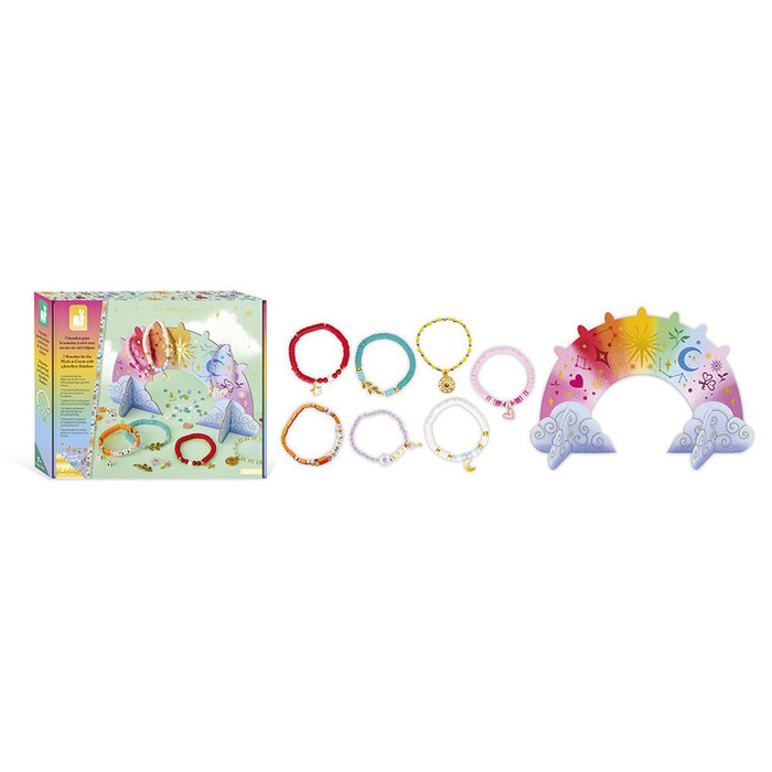 Zestaw do tworzenia biżuterii ze stojakiem Bransoletka na każdy dzień tygodnia Janod