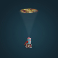 Lampka projektor Les Minouchkas Moulin Roty 