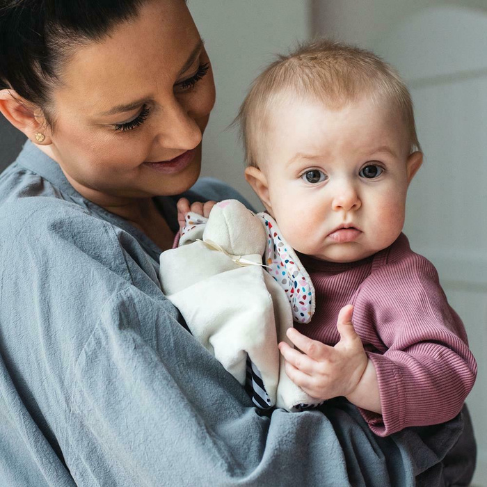 DouDou Kocyk Przytulanka Króliczek - biały Friends of Whisbear®