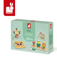 Zestaw 4 zabawek edukacyjnych Box 36 m-cy Janod