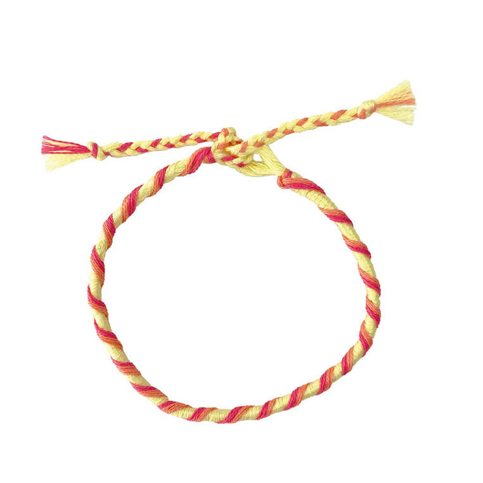 Zestaw kreatywny robienie biżuterii Tęczowe bransoletki 30 szt. Janod