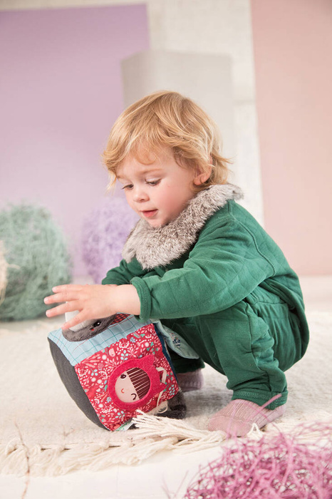 Kostka wielofunkcyjna miękka Wilk Louis Lilliputiens