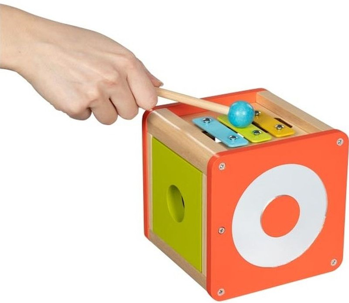 Motoryczna kostka rozwojowa beatbox drewniana Goki
