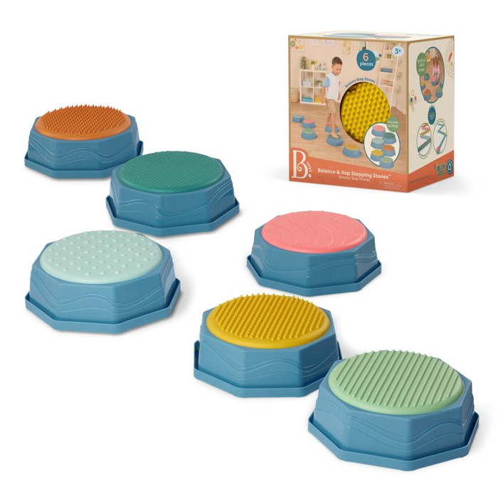 Kamienie sensoryczne Balance & Hop Stepping Stones B.Toys
