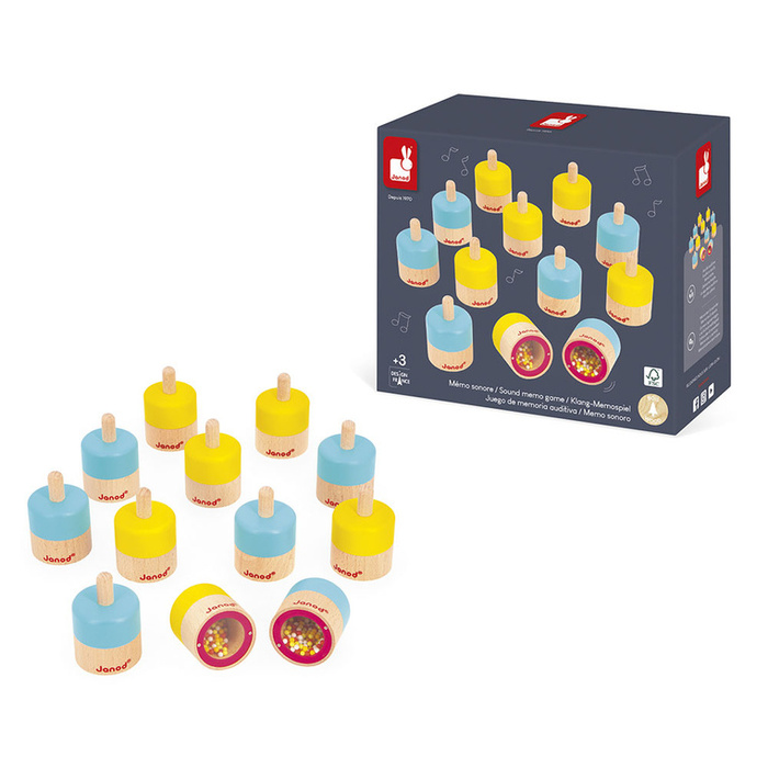 Gra memory dźwiękowe sensoryczne Janod