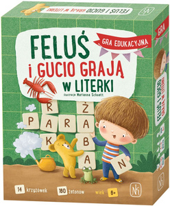 Edukacyjna gra językowa Feluś i Gucio grają w literki Nasza Księgarnia