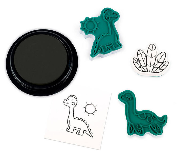 Kreatywne stempelki dla dzieci Dinozaury Janod