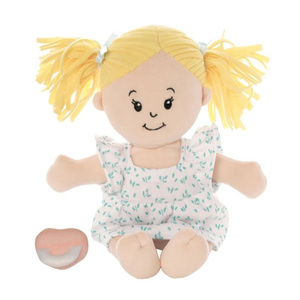Lalka dla malucha Love Stella Peach z blond włoskami w kiteczkach Manhattan Toy