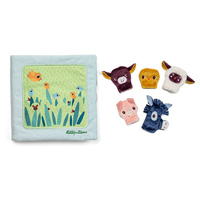 Książeczka z pacynkami Młode zwierzątka Lilliputiens edukacyjna Zabawka dla niemowląt