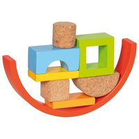 Drewniana układanka 3D z 40 klocków Goki