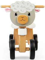 Drewniany rowerek 4-kołowy Owieczka Bigjigs