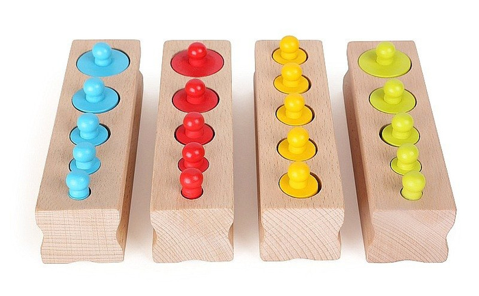 Drewniana układanka. Kolorowe odważniki Small Foot