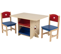 Stolik i krzesełka dla dzieci. Zestaw Gwiazda, KidKraft
