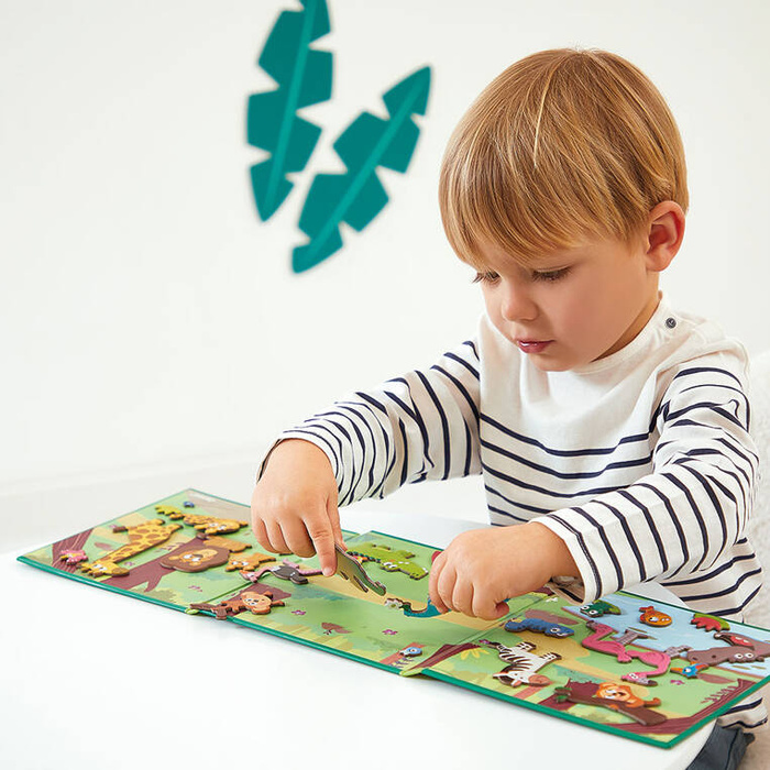 Magnetyczna układanka Afrykańskie zwierzęta Magneti'stories Janod