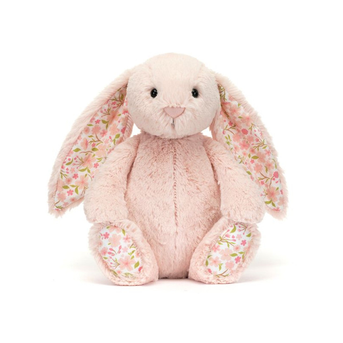 Króliczek z Kwiecistymi Uszami Pudrowy Róż Cherry 31 cm Jellycat