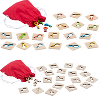 Gra edukacyjna memory klucze rozpoznawanie kształtów Goki