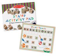 Pieczątki dla dzieci Deluxe litery i cyfry do nauki Melissa nad Doug