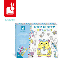 Rysowanie krok po kroku z brokatowymi markerami 20 rysunków i kolorowanek