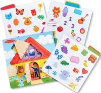 Drewniana tablica manipulacyjna z okienkami Blue’s Clues & You Melissa & Doug