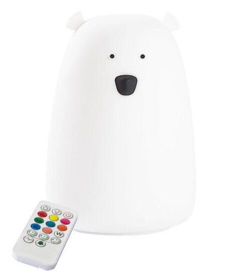 Lampka LED z pilotem biały duży miś Rabbit & Friends