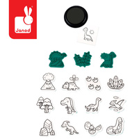 Kreatywne stempelki dla dzieci Dinozaury Janod