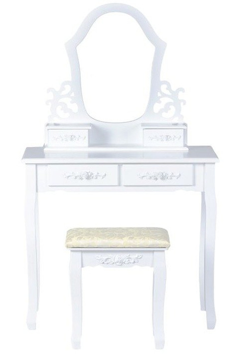 Toaletka dla dziewczynki z krzesłem Biały ogród Goodhome