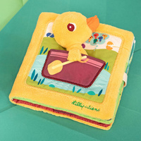 Książeczka aktywizująca z mini-przytulanką Na farmie Kaczorek Gaspard Lilliputiens