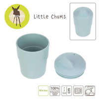 Kubek z silikonową pokrywką z dziubkiem Little Chums Pies Lassig