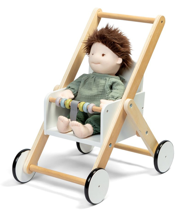 Drewniany wózek dla lalek spacerówka Astrup