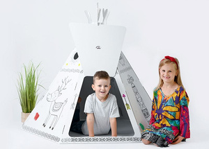 Kartonowy domek dla dzieci Namiot Tipi Tektorado