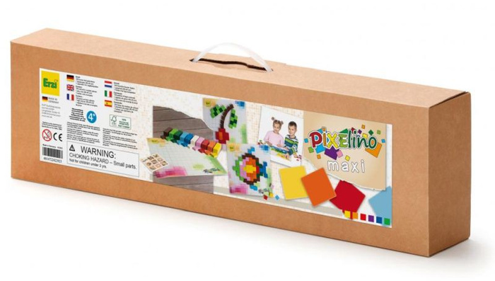 Klocki drewniane układanka Pixelino Maxi Erzi