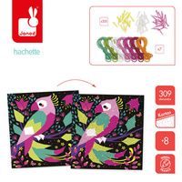 Zestaw kreatywny Przeplatanka 3D String art Zwierzęta dżungli Janod