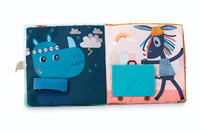 Materiałowa edukacyjna książeczka Smok Joe i jego przytulanka LILLIPUTIENS