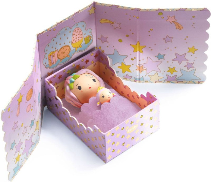 Zestaw minipokoik Violet w magnetycznym pudełku Tinyly Djeco